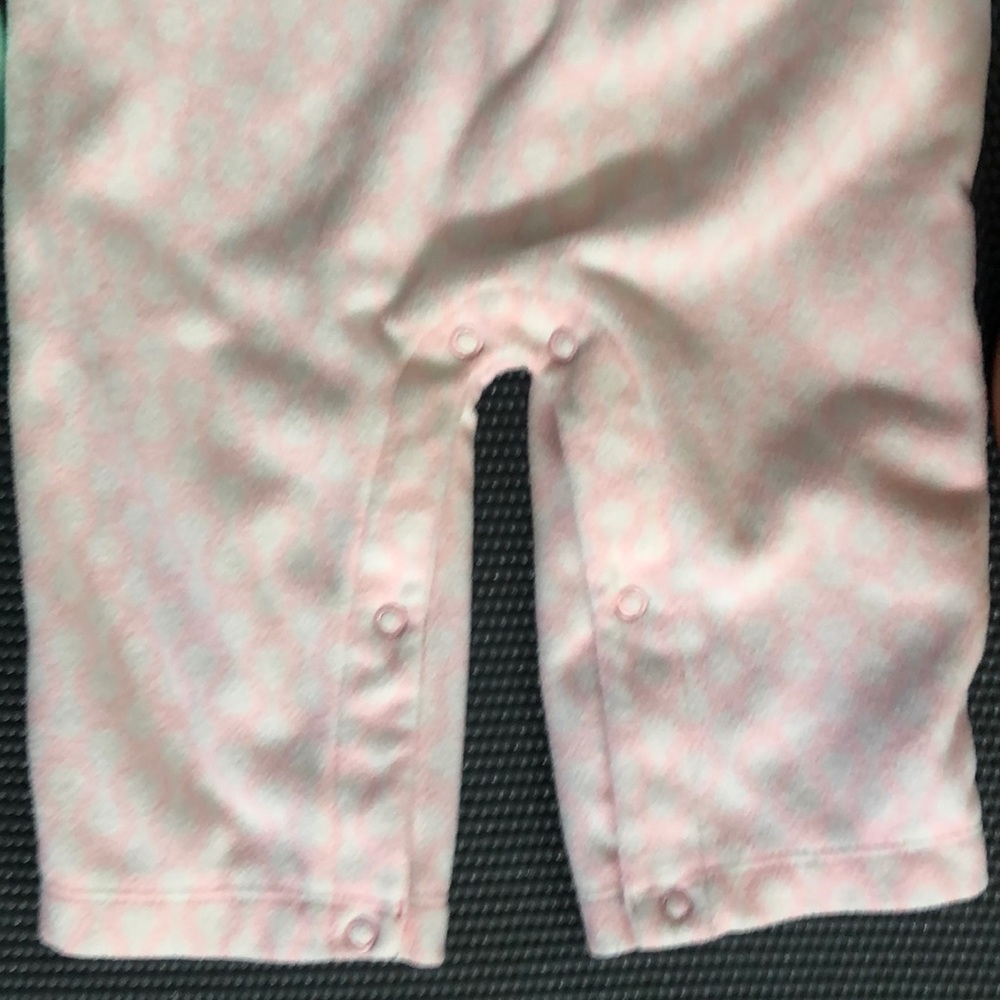 🎀Carter’s pink one pc outfit with gray elephant🎀 - Picture 3 of 4